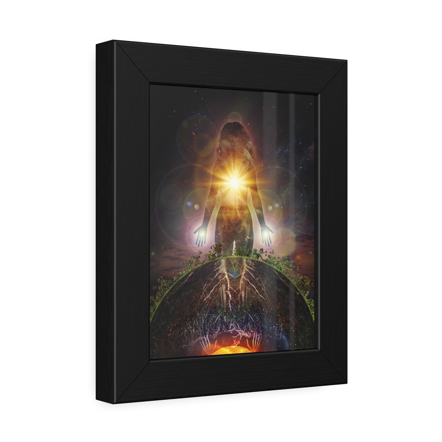 Persephone's Divinity Framed Print | Surreal Art