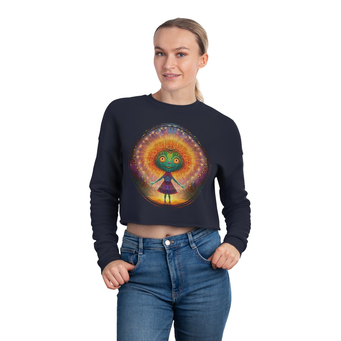 Dandelion Queen Women's Cropped Sweatshirt