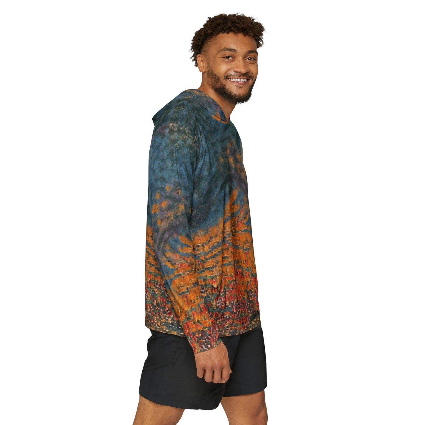 The Colors of Sunset Men's Performance Hoodie