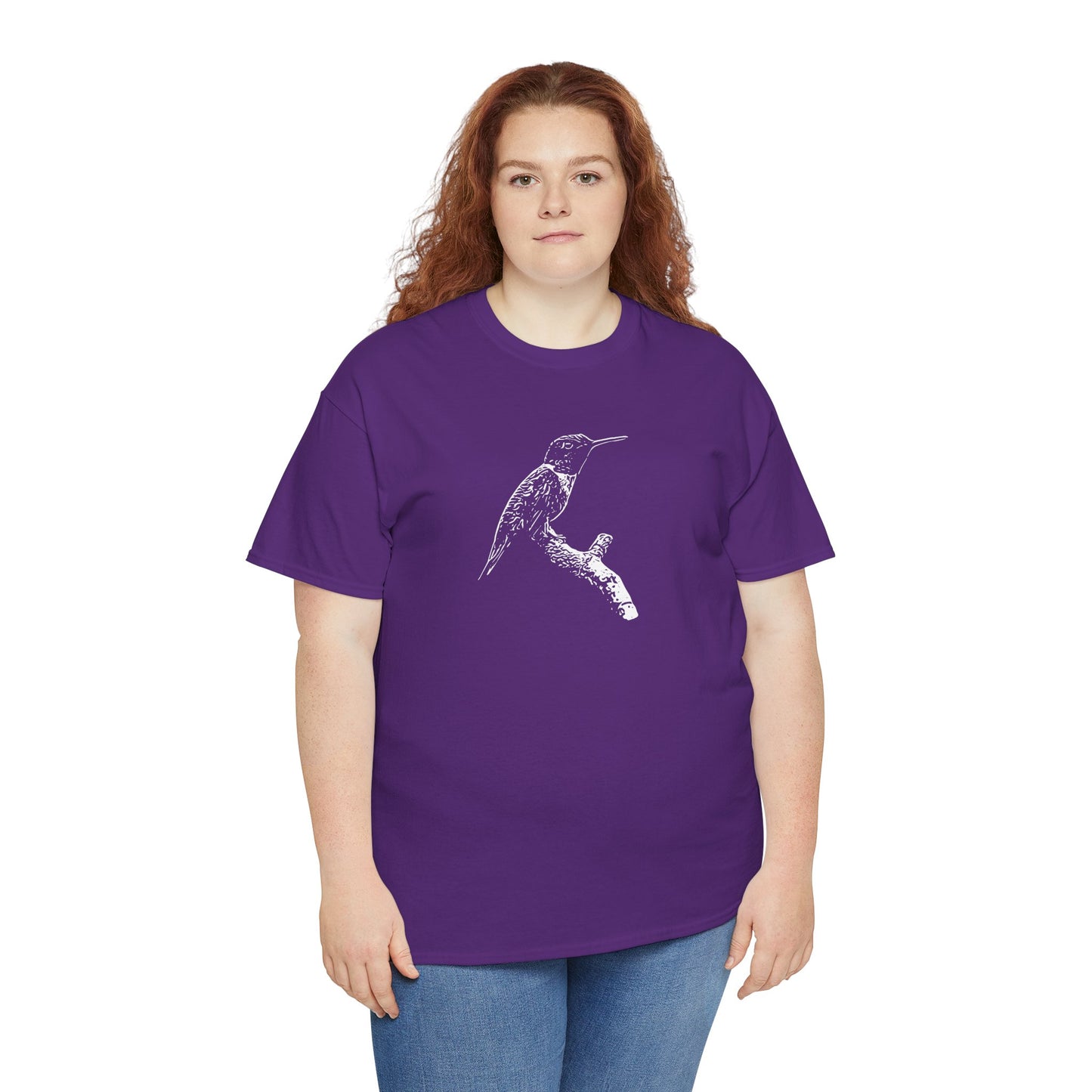 Hummingbird Adult 100% Cotton T-Shirt (Multicolors)