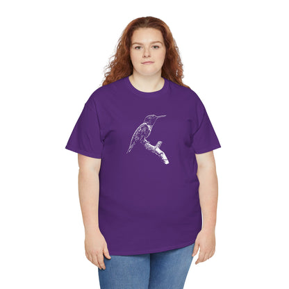 Hummingbird Adult 100% Cotton T-Shirt (Multicolors)