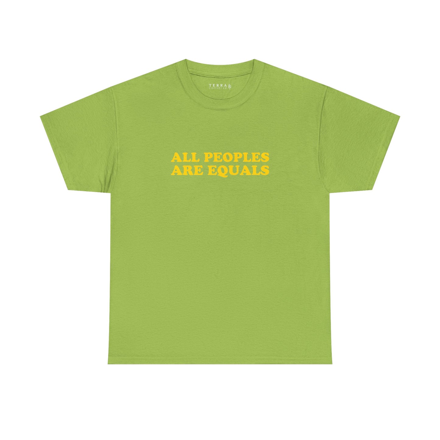 All Peoples Are Equals Adult 100% Cotton T-Shirt (Multicolors)