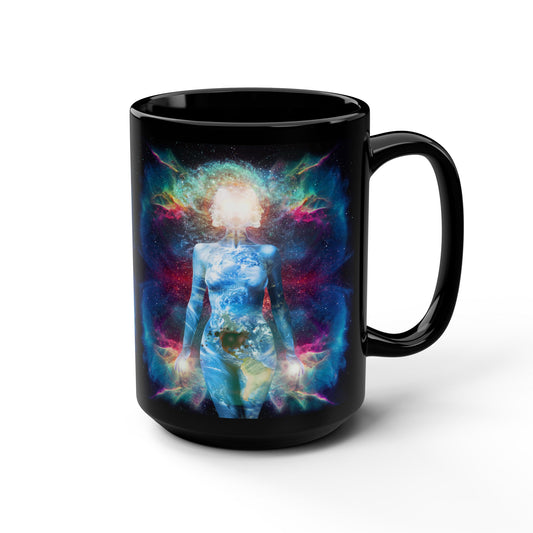 21st Century Gaia 15oz Black Mug