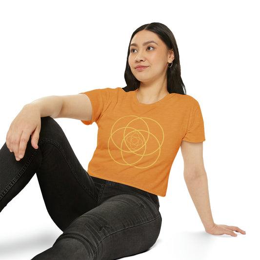 Intersecting Circles Women's Crop Top