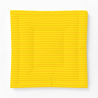 Citron Yellow Striped 100% Cotton Comforter