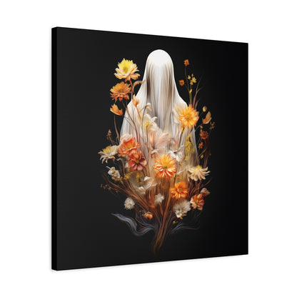 Halloween Garden Haunting Canvas Print