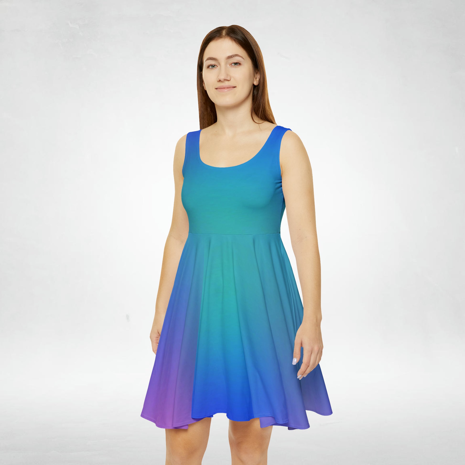 unicorn skater dress Unicorn Sky Dance Short Sleeved Skater Dress