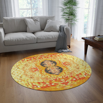 Fire Spirits Round Rug