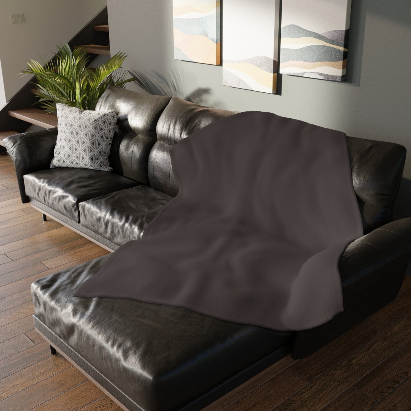 Earth Spirits Faux Mink Velveteen Blanket