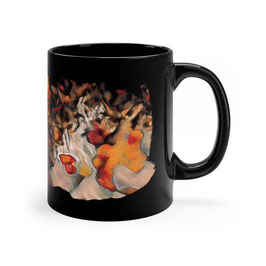 Burnt Umber Rocks 11oz Black Mug