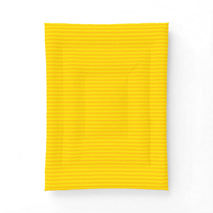 Citron Yellow Striped 100% Cotton Comforter