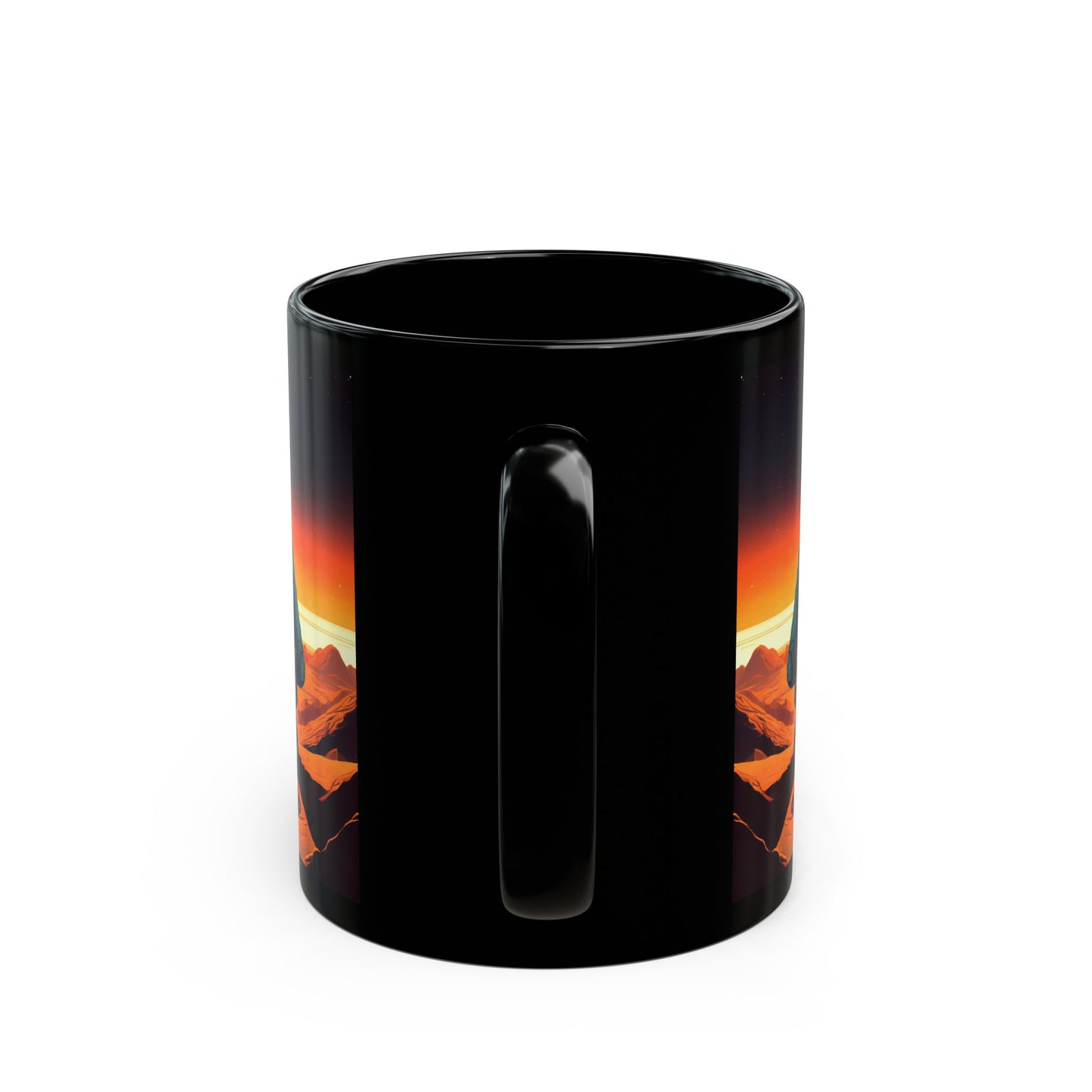 A Promethean Fable 11oz Black Mug