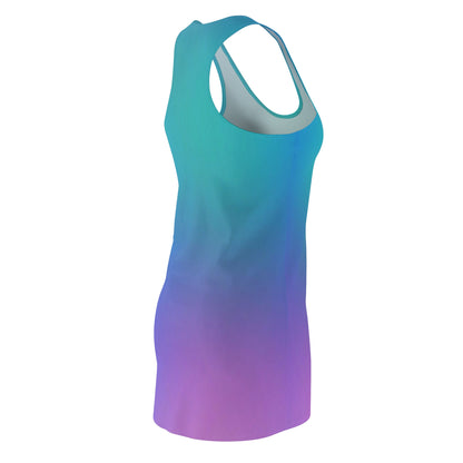 Magical Unicorn Tones Slinky Racerback Dress