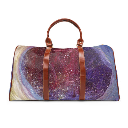 Plato's Cave Painting Faux Leather Carry-On Luggage