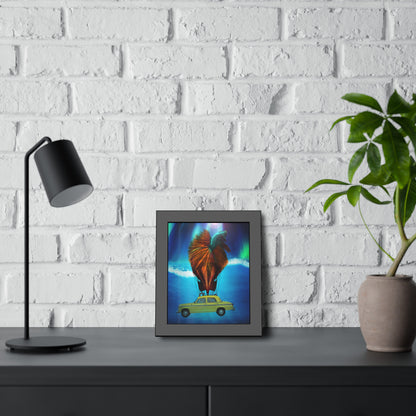 Aquamobile Taxi Service Framed Print | Surreal Art