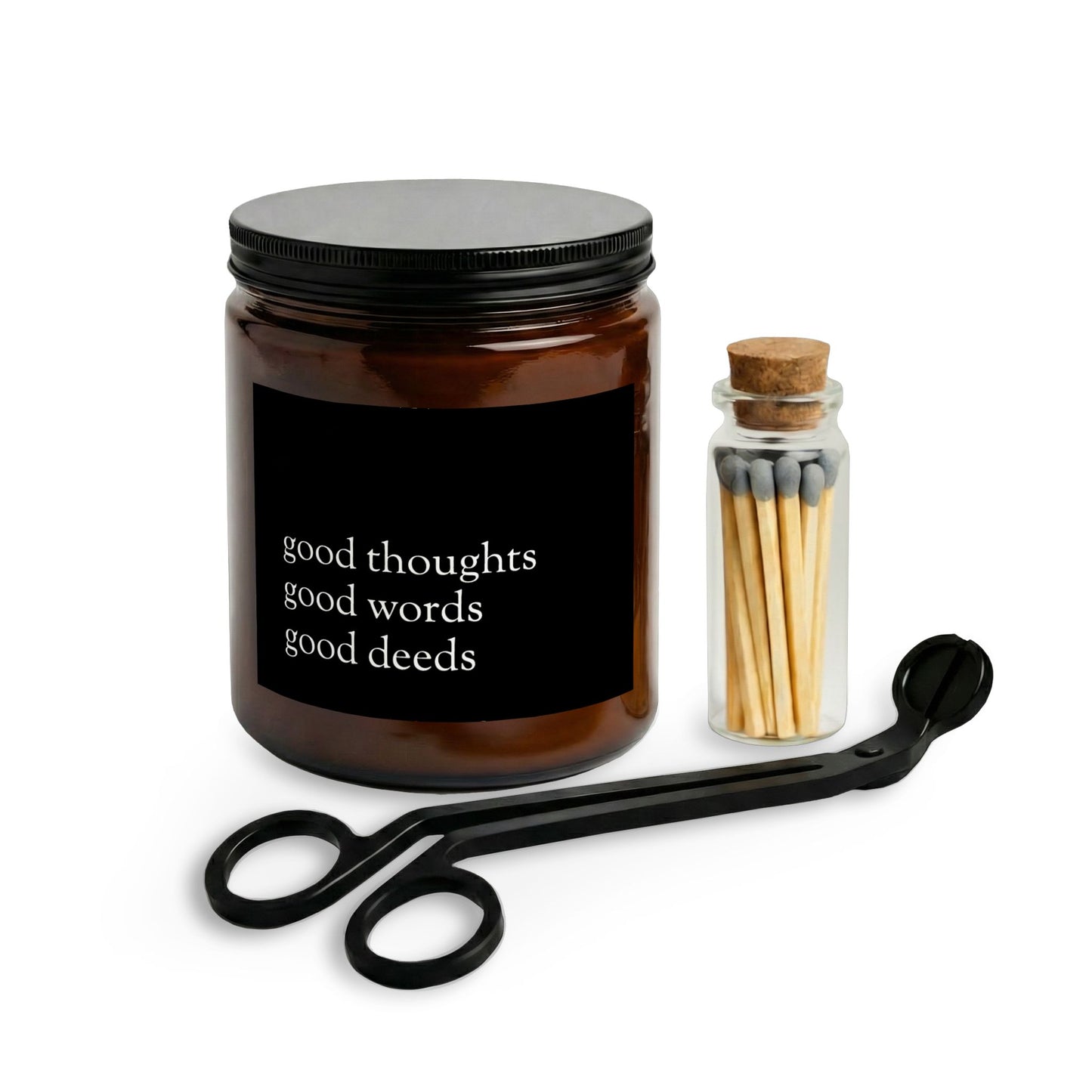 Good Thoughts, Words, Deeds Mindfulness Candle Gift Set
