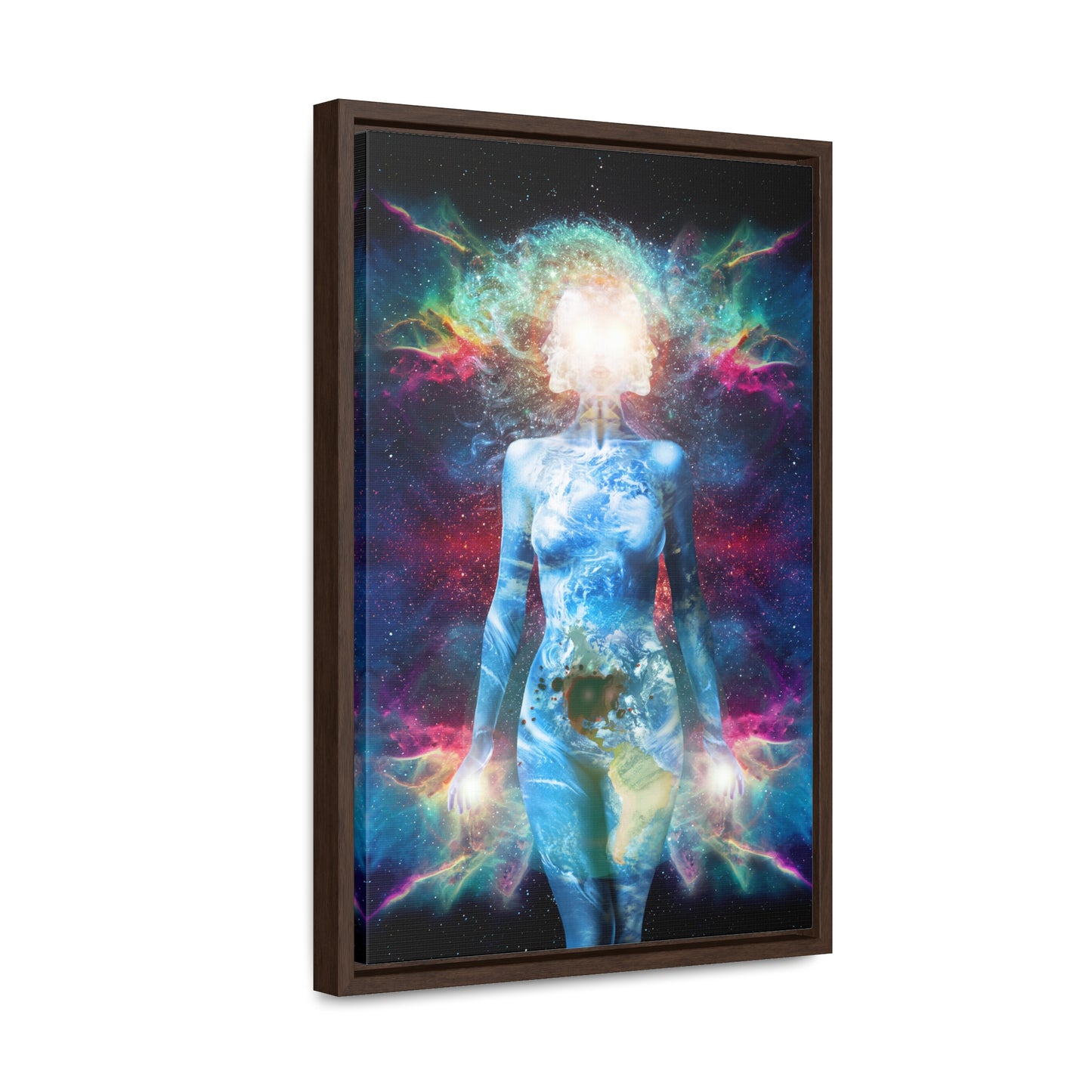 21st Century Gaia Framed Canvas Print