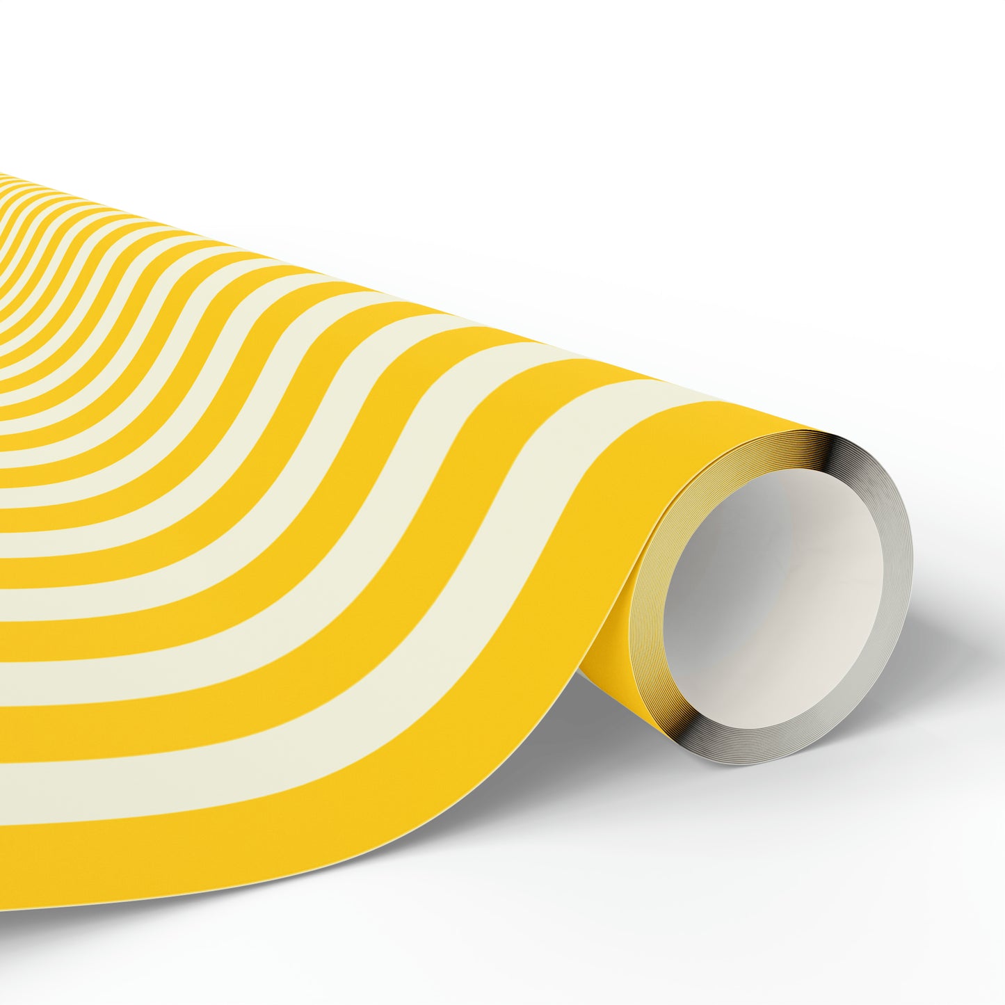 Lemony Yellow Stripes Wrapping Paper Roll (3 sizes)