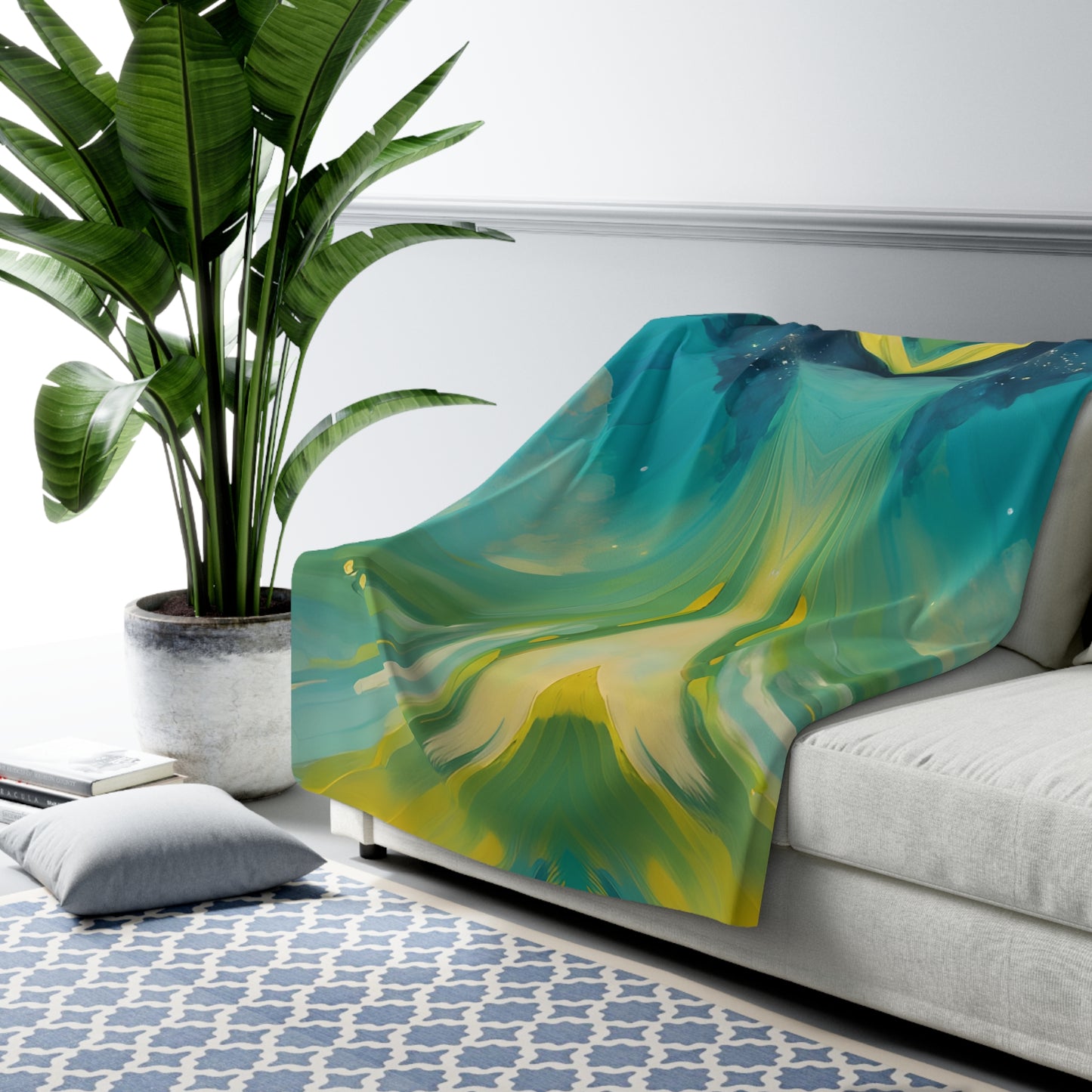 Oceanids Sherpa Fleece Blanket