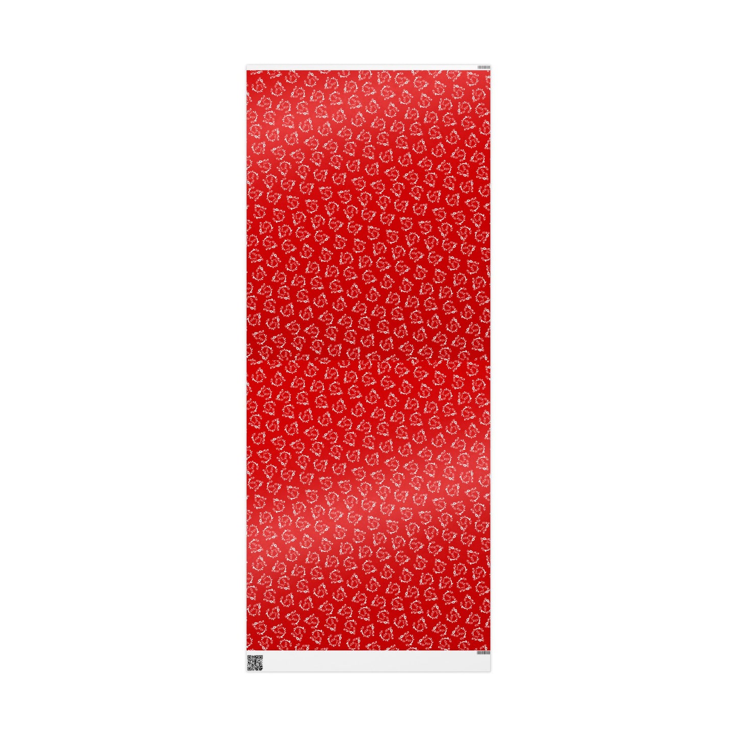 6-7 Meme Illusion Red + White Wrapping Paper Roll (3 sizes)