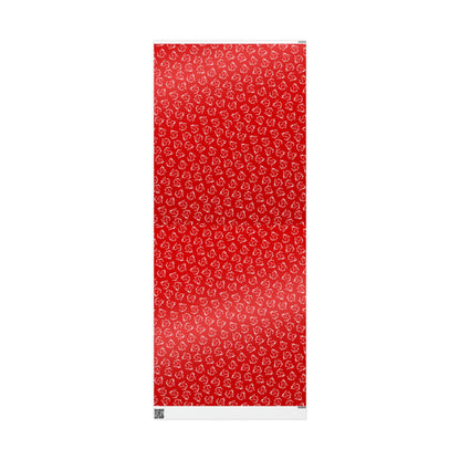 6-7 Meme Illusion Red + White Wrapping Paper Roll (3 sizes)