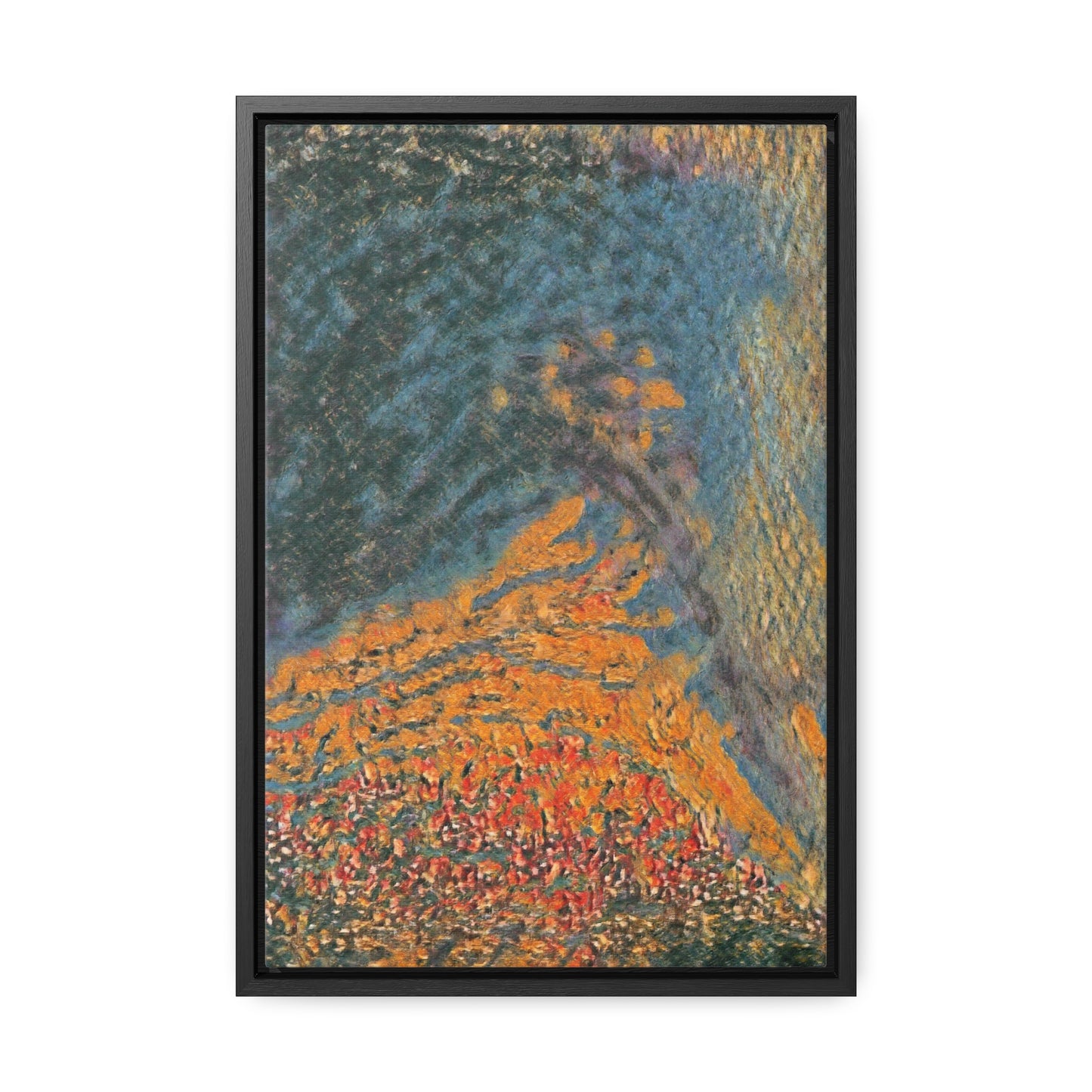 The Colors of Sunset Framed Canvas Print