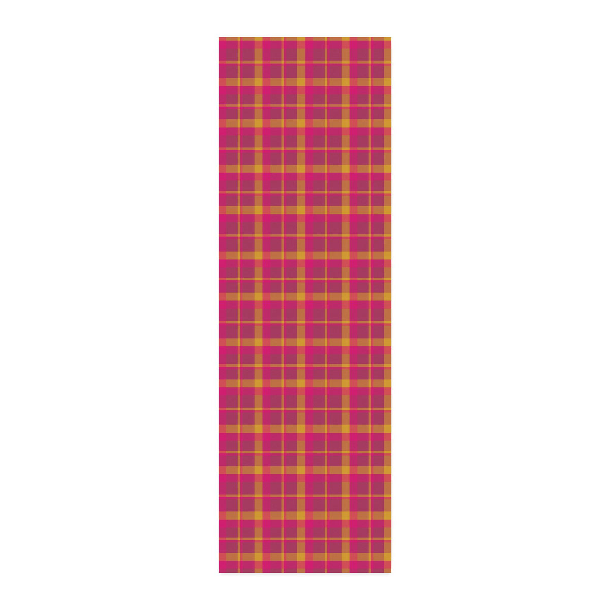 Pink + Yellow Plaid 100% Cotton Twill Fabric