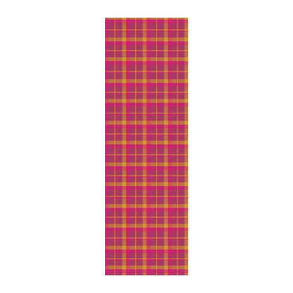 Pink + Yellow Plaid 100% Cotton Twill Fabric