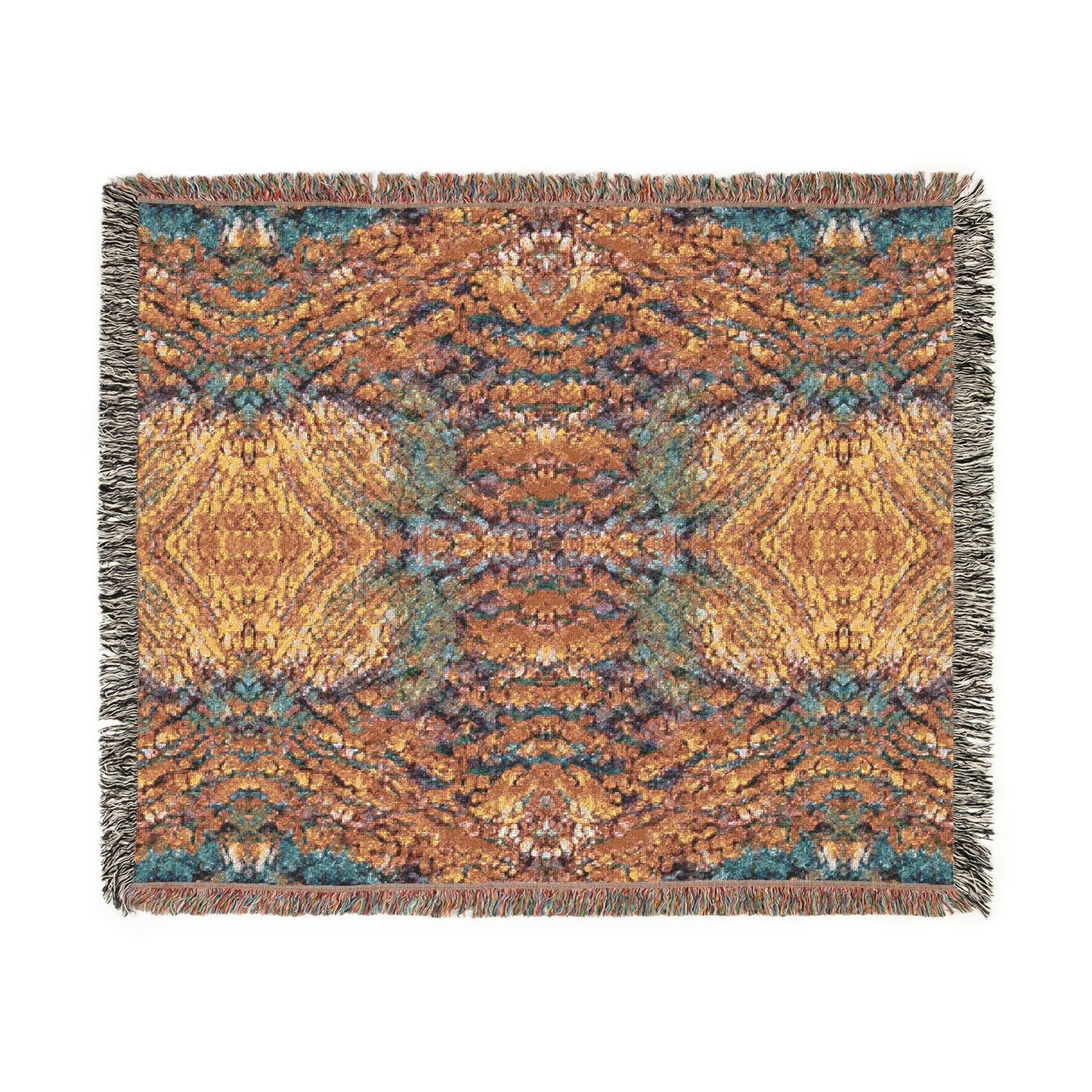 Brazen Symmetry 100% Cotton Woven Blanket (3 sizes)