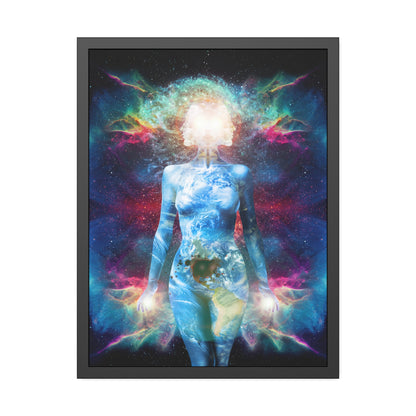 21st Century Gaia Framed Print | Surreal Art