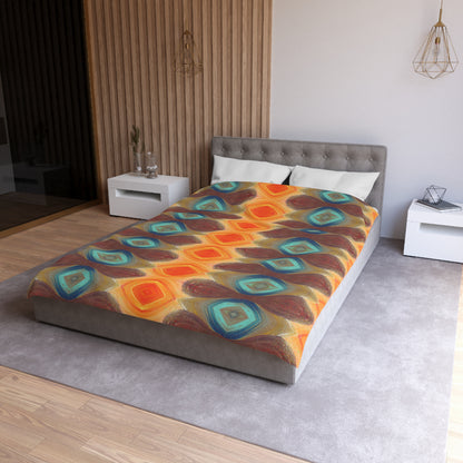 Flow of Magnetism Woven Duvet Cover