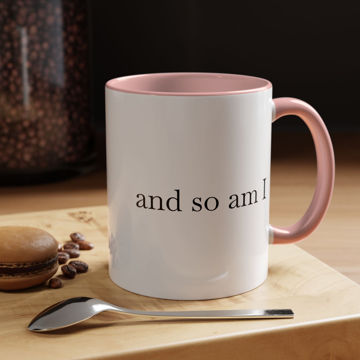 Spicy Karma Colorful Handle Ceramic Mug (11, 15oz)
