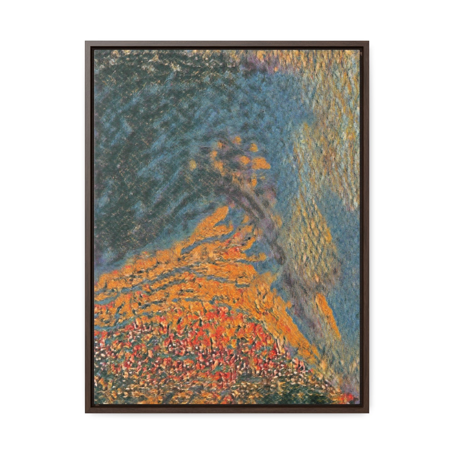 The Colors of Sunset Framed Canvas Print