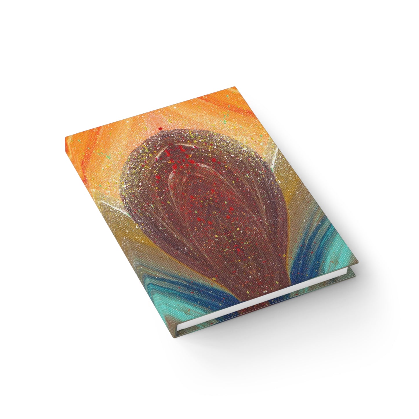 Flow of Magnetism Hardcover Blank Journal