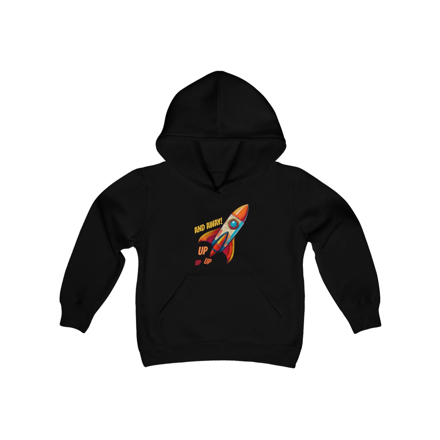 Rocket Ship Liftoff Kids' Hoodie