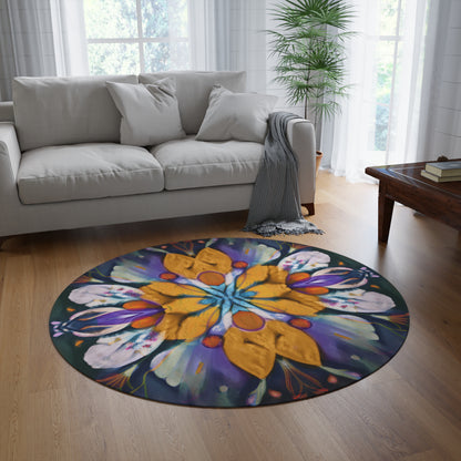 Flower Alchemy Round Rug