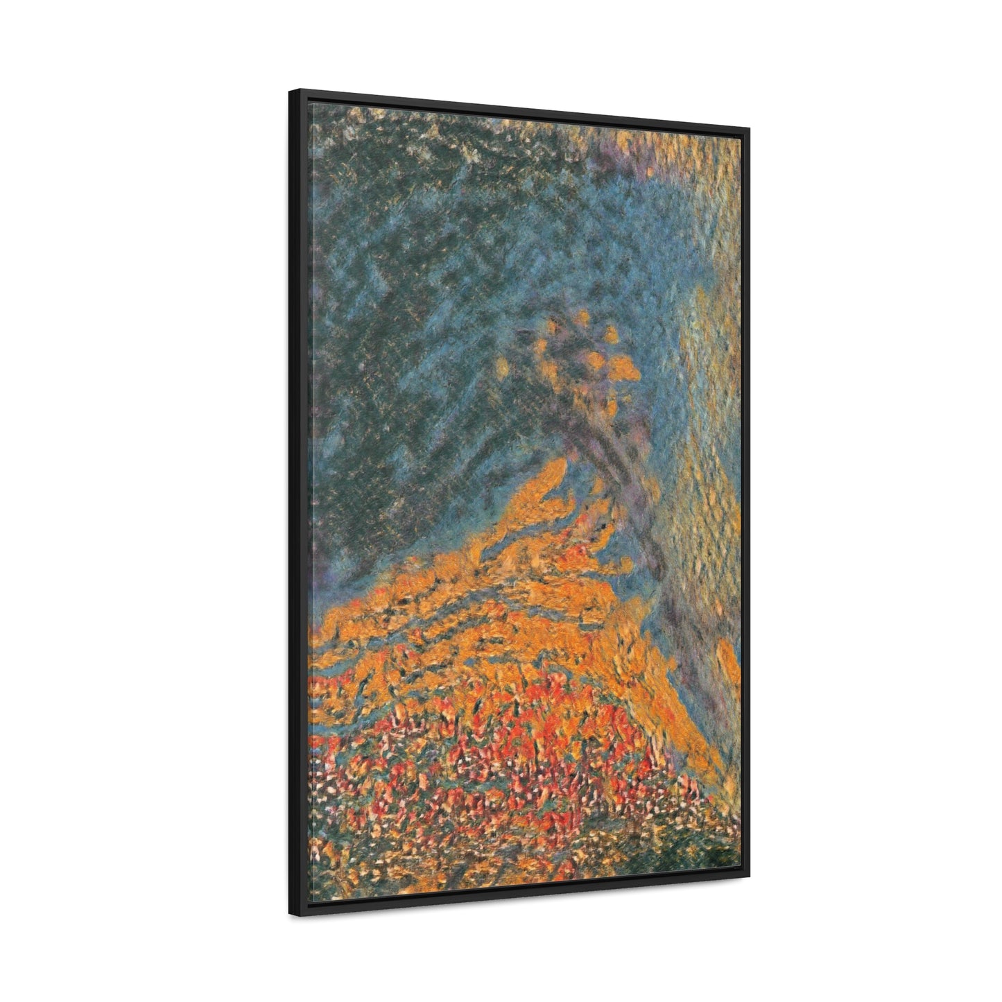 The Colors of Sunset Framed Canvas Print