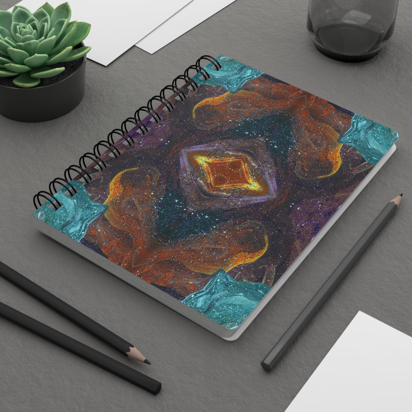 The Symmetry of Life Spiral-Bound Lined Notebook