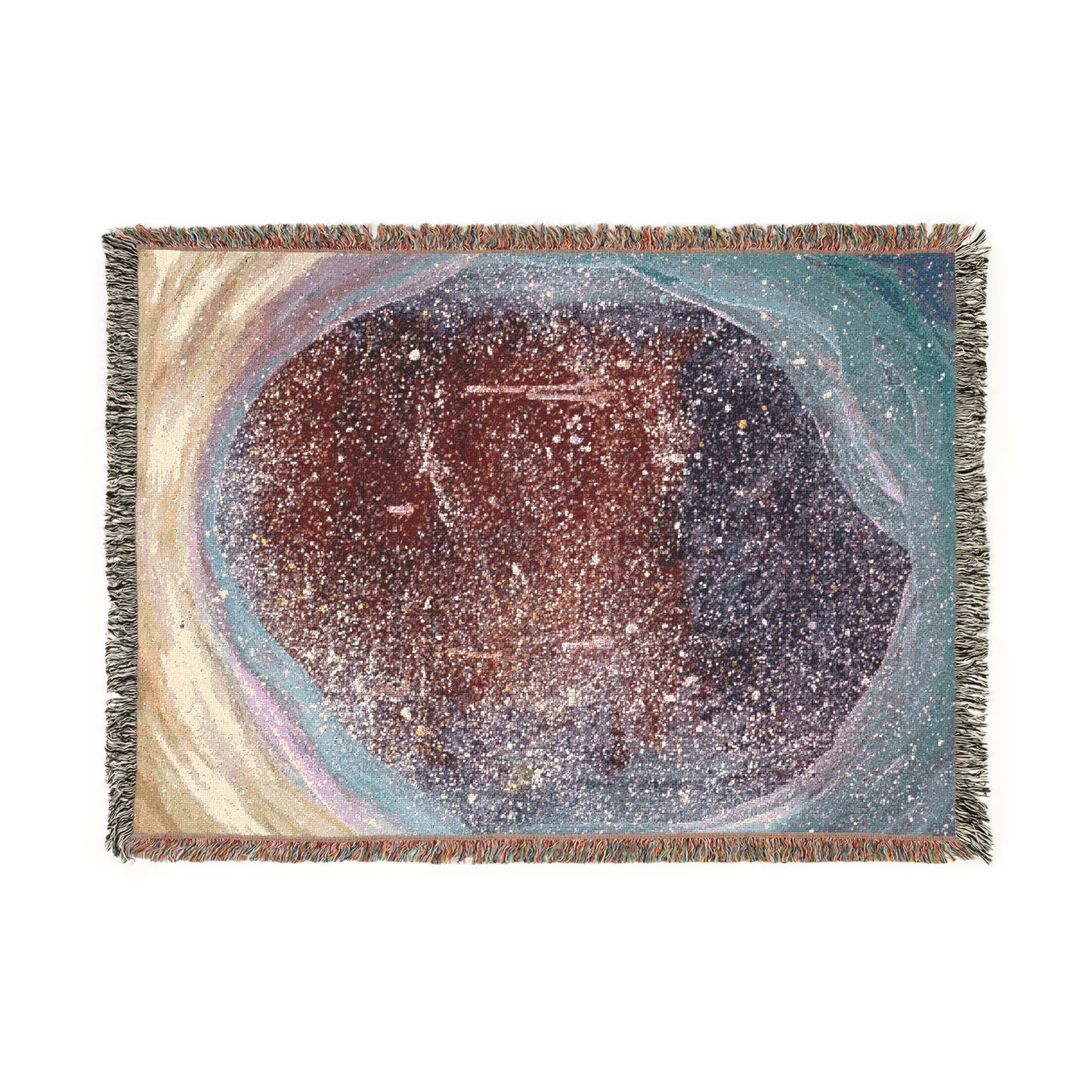 Plato’s Cave Painting 100% Cotton Woven Blanket (3 sizes)