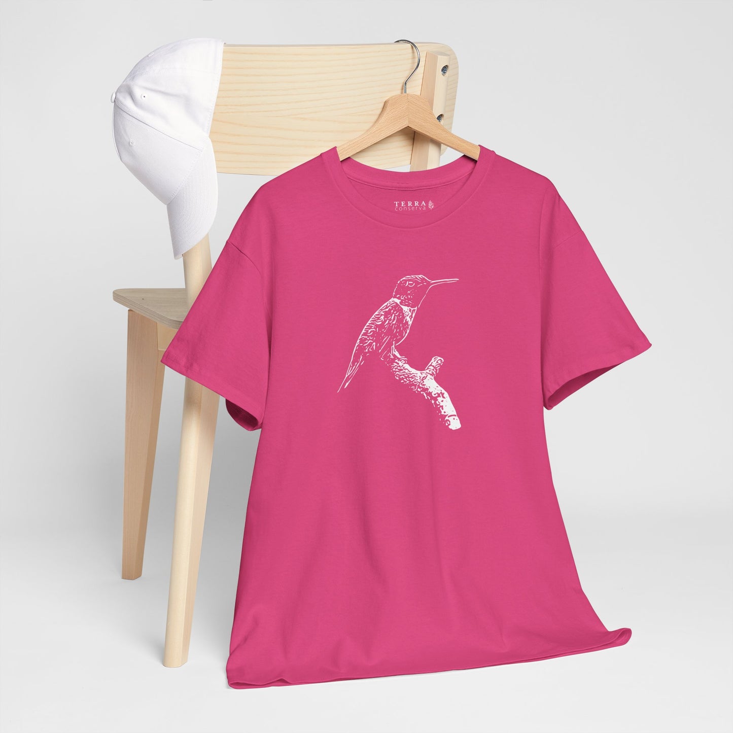 Hummingbird Adult 100% Cotton T-Shirt (Multicolors)