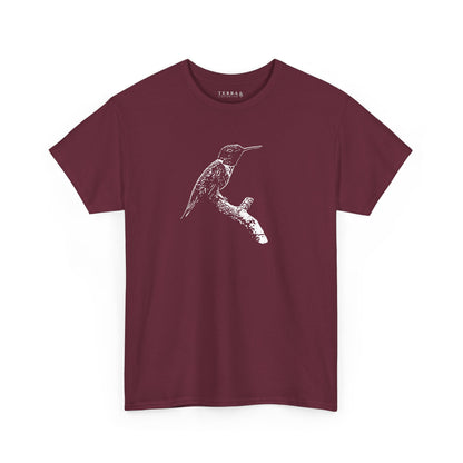 Hummingbird Adult 100% Cotton T-Shirt (Multicolors)