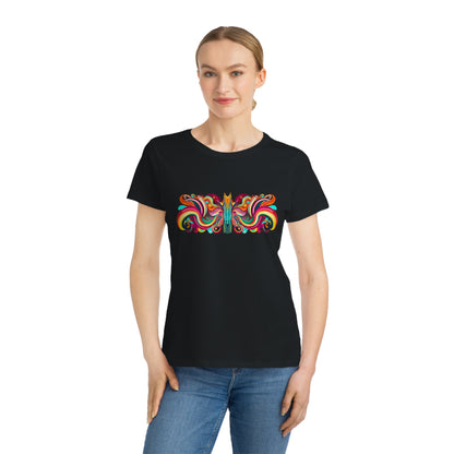 Butterfly Symmetry Organic Cotton Women's T-Shirt