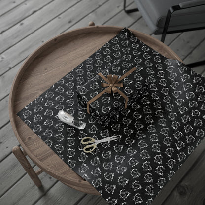 6-7 Meme Illusion Black + White Wrapping Paper Roll (3 sizes)