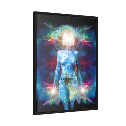 21st Century Gaia Framed Canvas Print