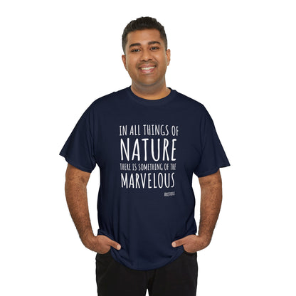 Marvelous Nature Adult 100% Cotton T-Shirt