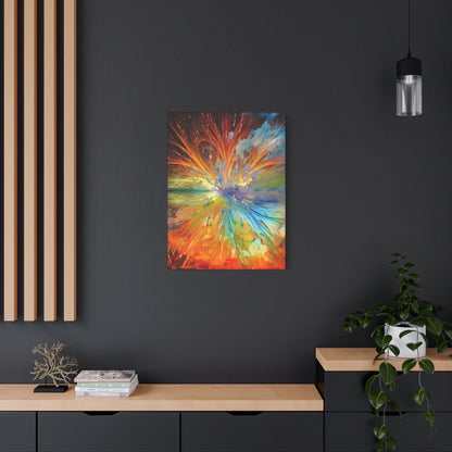 Cosmic Clockworks Abstract Canvas Print | Abstract Art