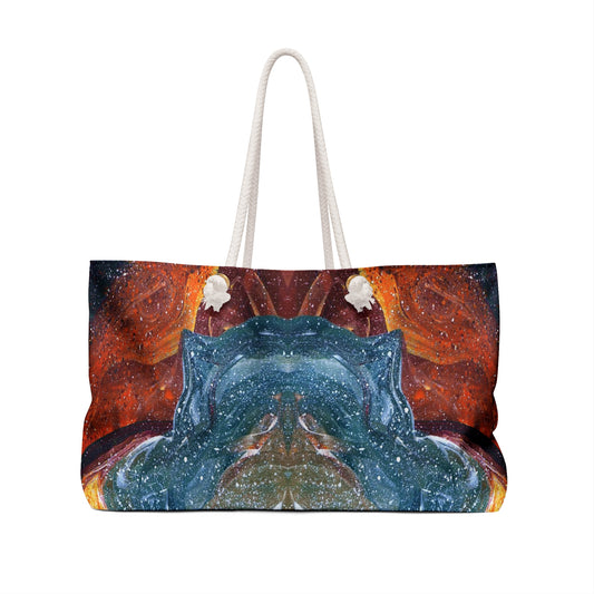 Cosmic Cell Division Art Weekender Bag
