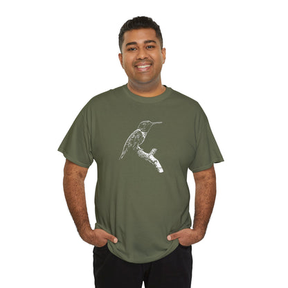 Hummingbird Adult 100% Cotton T-Shirt (Multicolors)