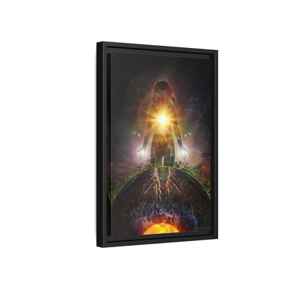 Persephone's Divinity Framed Canvas Print | Surreal Art