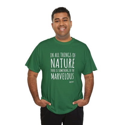 Marvelous Nature Adult 100% Cotton T-Shirt